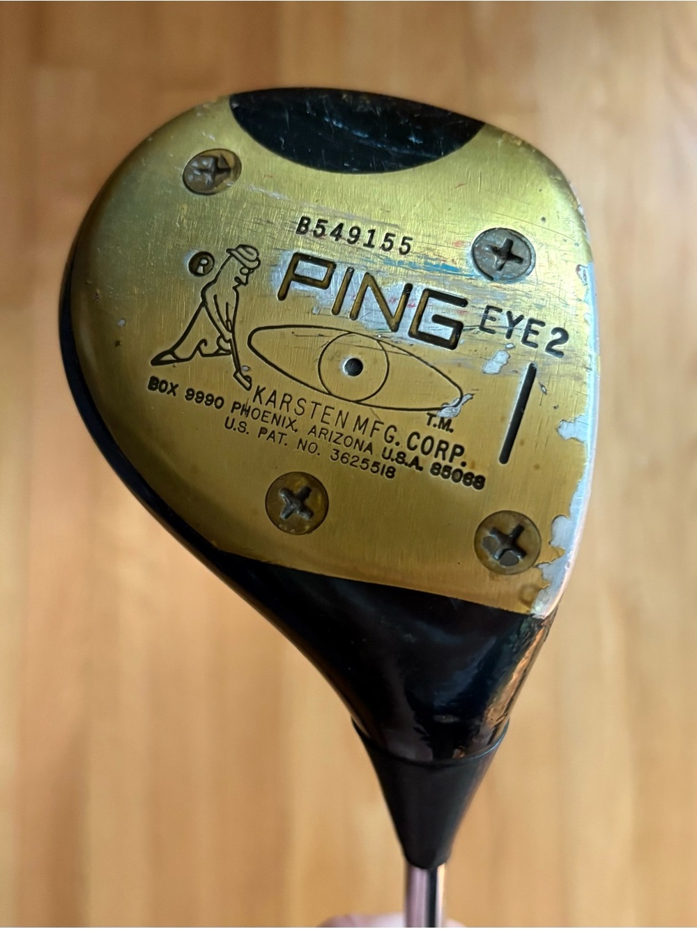 Vintage Ping Eye 2 Wood Set 1, 3, 5 Woods Stiff Flex Steel Shaft Right Hand RH - Picture 2 of 13